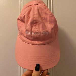 Pink adjustable "bad hair day" baseball dad hat